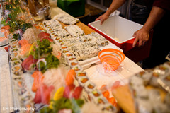Indian wedding sushi bar. Indian wedding sushi bar.