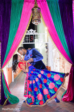 Colorful Indian bride and groom. Colorful Indian bride and groom.