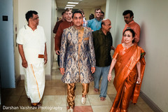 Indian groom arriving at wedding ceremony venue Indian groom arriving at wedding ceremony venue