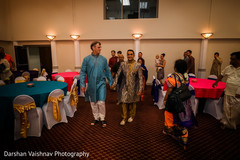 Elegant indian groom making his entrance to wedding ceremony Elegant indian groom making his entrance to wedding ceremony