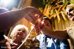 Indian bride's pre-wedding ceremony ritual Indian bride's pre-wedding ceremony ritual