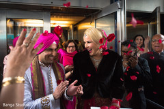 Candid Indian bride and groom shot. Candid Indian bride and groom shot.