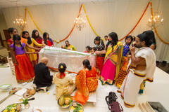 South Indian wedding solemn ceremony. South Indian wedding solemn ceremony.