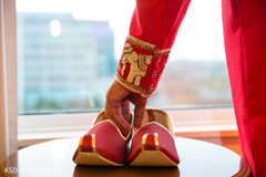 Traditional indian groom shoes. Traditional indian groom shoes.