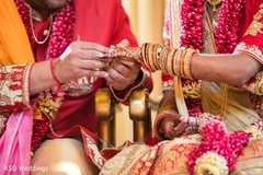 Indian bride and groom ring exchange. Indian bride and groom ring exchange.