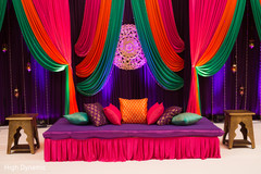 Colorful sangeet decor Colorful sangeet decor