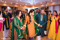 Indian bride's grand entrance to sangeet Indian bride's grand entrance to sangeet