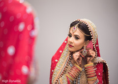See the Final touch ups for this charming indian bride. See the Final touch ups for this charming indian bride.
