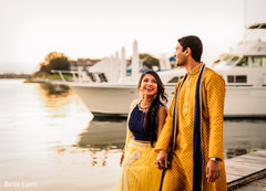 Indian couple shining in their outdoor photo shoot Indian couple shining in their outdoor photo shoot