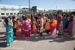 Indian groom and his side arrive to the ceremony. Indian groom and his side arrive to the ceremony.