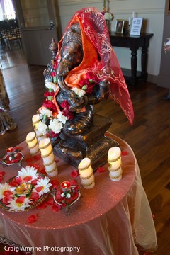 Traditional Indian wedding altar. Traditional Indian wedding altar.