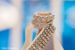 Dazzling Indian bride wedding rings.