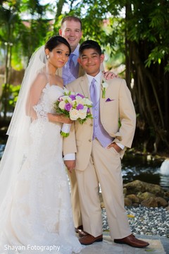 Sweet Indian fusion wedding portrait.. Sweet Indian fusion wedding portrait..