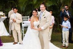 Lovely Indian couple enjoying their wedding celebration. Lovely Indian couple enjoying their wedding celebration.