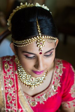Beautiful Indian bride tikka. Beautiful Indian bride tikka.