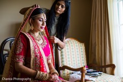 Bridal dupatta draping and styling. Bridal dupatta draping and styling.