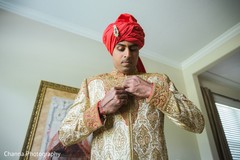 Indian groom preparing himself for his big day. Indian groom preparing himself for his big day.