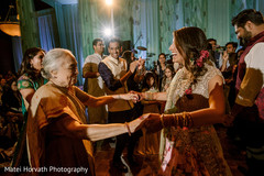 Sweet indian bride dancing during sangeet Sweet indian bride dancing during sangeet