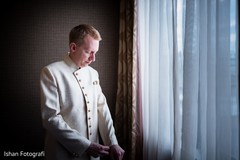 Indian groom getting ready Indian groom getting ready