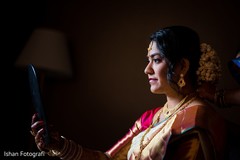 Maharani checking out her makeup Maharani checking out her makeup