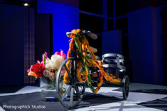 Beautiful decorated rickshaw.