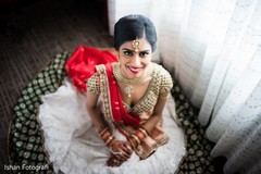 Sweet indian bride posing for photo shoot Sweet indian bride posing for photo shoot