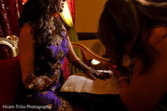 Mehndi artist at work Mehndi artist at work