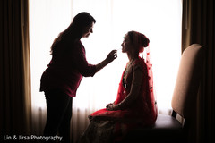 See the Final touch ups for this charming indian bride. See the Final touch ups for this charming indian bride.