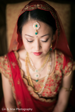 Indian bride getting ready to say "I Do". Indian bride getting ready to say "I Do".