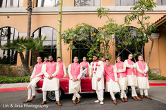 Indian wedding portrait groomsmen and groom Indian wedding portrait groomsmen and groom