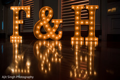 Indian couple initials at sangeet Indian couple initials at sangeet