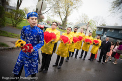 Indian-Chinese groom procession. Indian-Chinese groom procession.