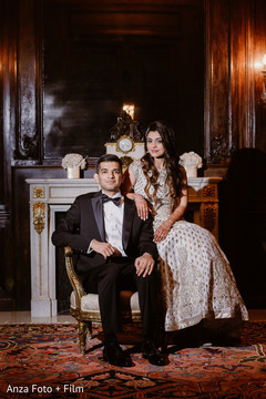 Glamorous Indian bride and groom. Glamorous Indian bride and groom.