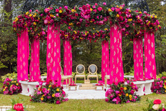 Mesmerizing floral mandap. Mesmerizing floral mandap.