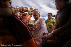 Indian groom's baraat procession. Indian groom's baraat procession.