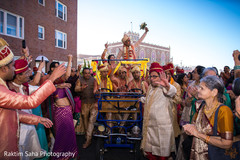 Indian groom during baraat Indian groom during baraat