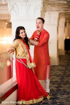 Hilarious Indian bride and groom photo shot. Hilarious Indian bride and groom photo shot.