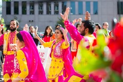 Baraat Bollywood performance. Baraat Bollywood performance.