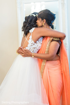 Indian bride's emotional moment Indian bride's emotional moment