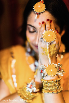 See this traditional indian bride's pre-wedding ritual See this traditional indian bride's pre-wedding ritual