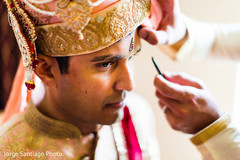 Indian groom getting ready capture Indian groom getting ready capture