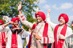 Elegant indian groom during baraat Elegant indian groom during baraat