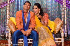 Indian lovebirds during sangeet Indian lovebirds during sangeet