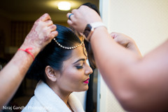 Beautiful indian bride getting ready. Beautiful indian bride getting ready.