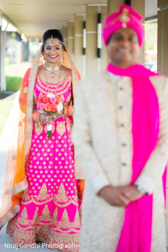 Sweet indian bride about to meet the groom Sweet indian bride about to meet the groom