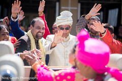 Indian couple inside wedding car Indian couple inside wedding car