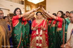 Indian bride ready to make her entrance Indian bride ready to make her entrance