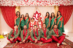 Maharani and Maharajah wedding portrait. Maharani and Maharajah wedding portrait.
