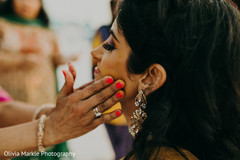 Indian bride's traditional haldi ceremony. Indian bride's traditional haldi ceremony.