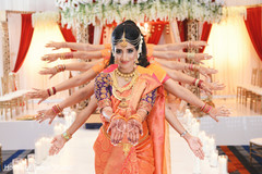Unique south Indian bride and bridesmaids photography. Unique south Indian bride and bridesmaids photography.